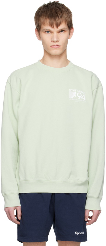 Photo: Sporty & Rich Green 94 California Sweatshirt