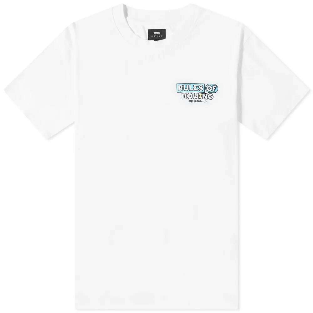 Photo: Edwin Men's Rules of Bowing T-Shirt in White