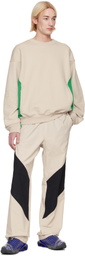 Asics Beige Kiko Kostadinov Edition Bixance Sweatshirt