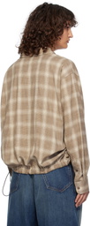 Carter Young Beige Coaches Jacket
