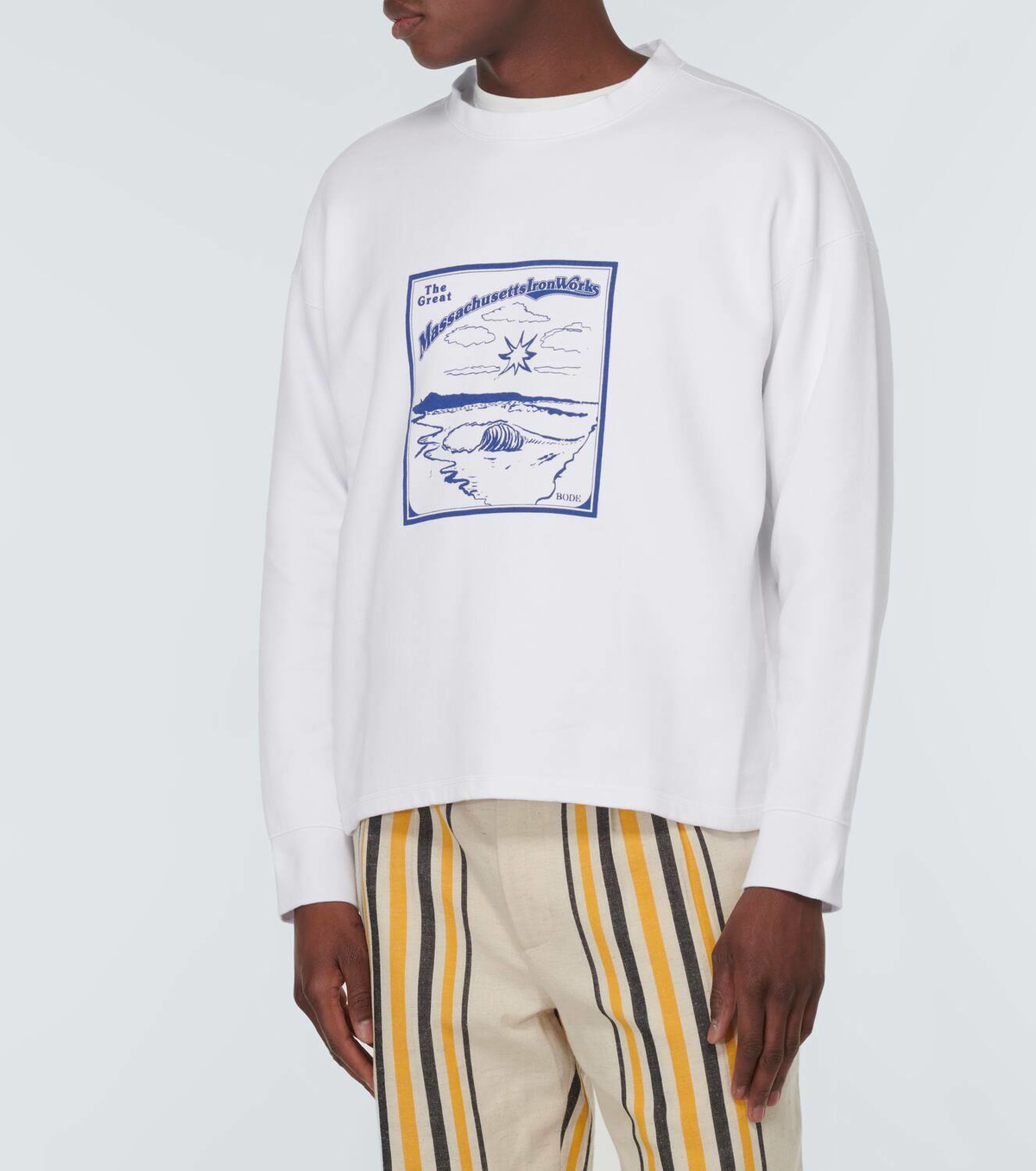 Bode Ironworks cotton jersey sweatshirt