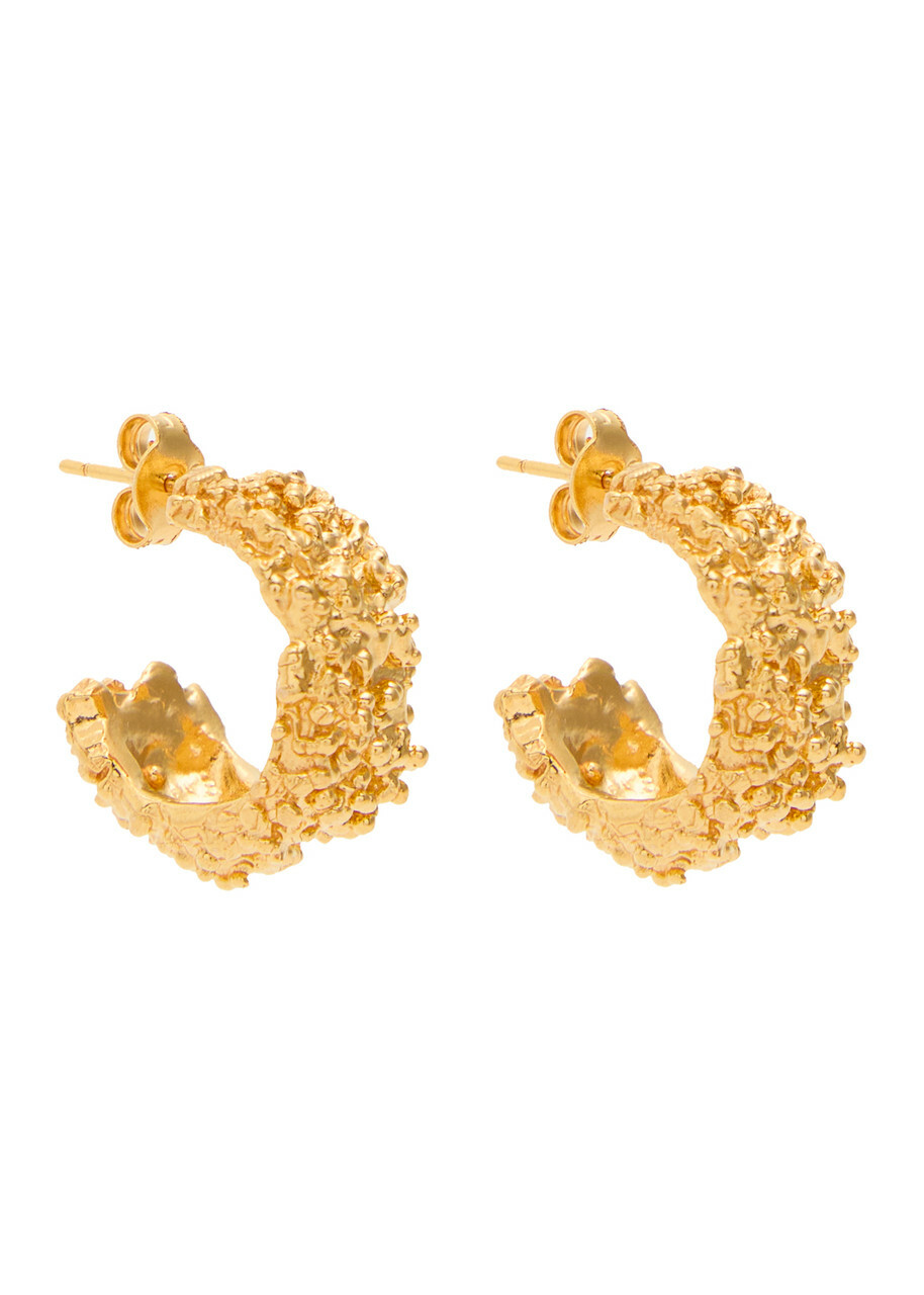Alighieri The Rocky Road 24kt Gold-plated Hoop Earrings - One Size