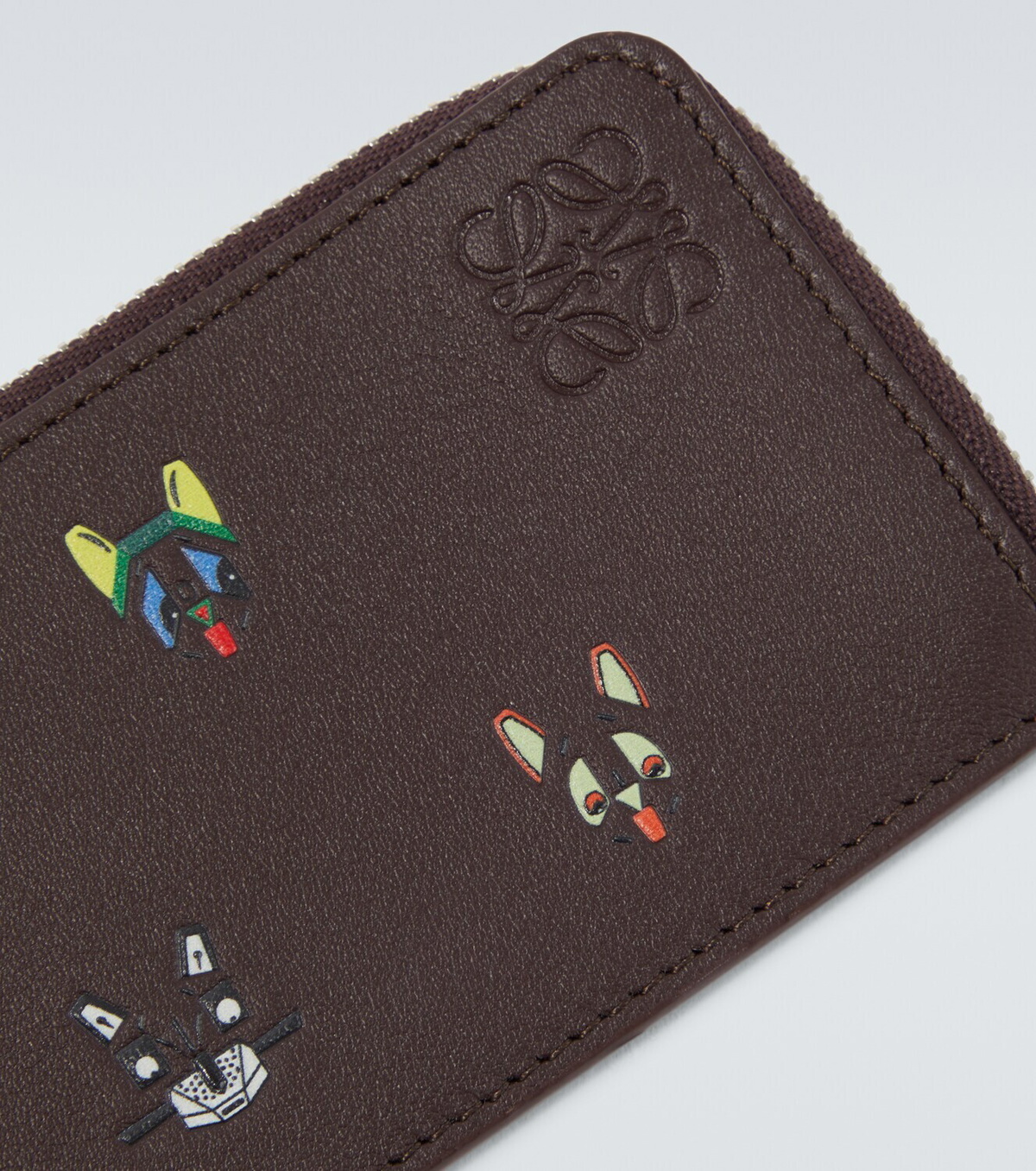 Loewe x Louis Wain leather card case