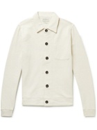 Oliver Spencer - Kenmore Organic Cotton-Jersey Cardigan - Neutrals