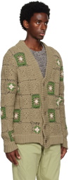 NN07 Khaki Nate Cardigan