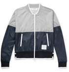 Thom Browne - Colour-Block Ripstop Bomber Jacket - Men - Gray