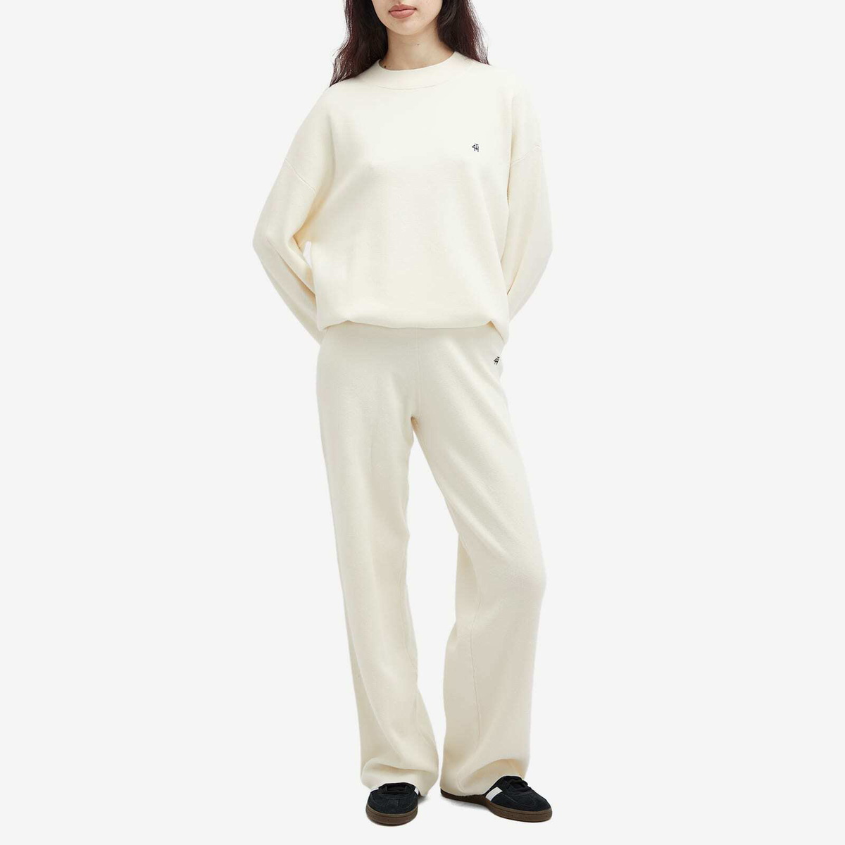4th & Reckless Women's Cleo Knitted Sweatpants in Cream