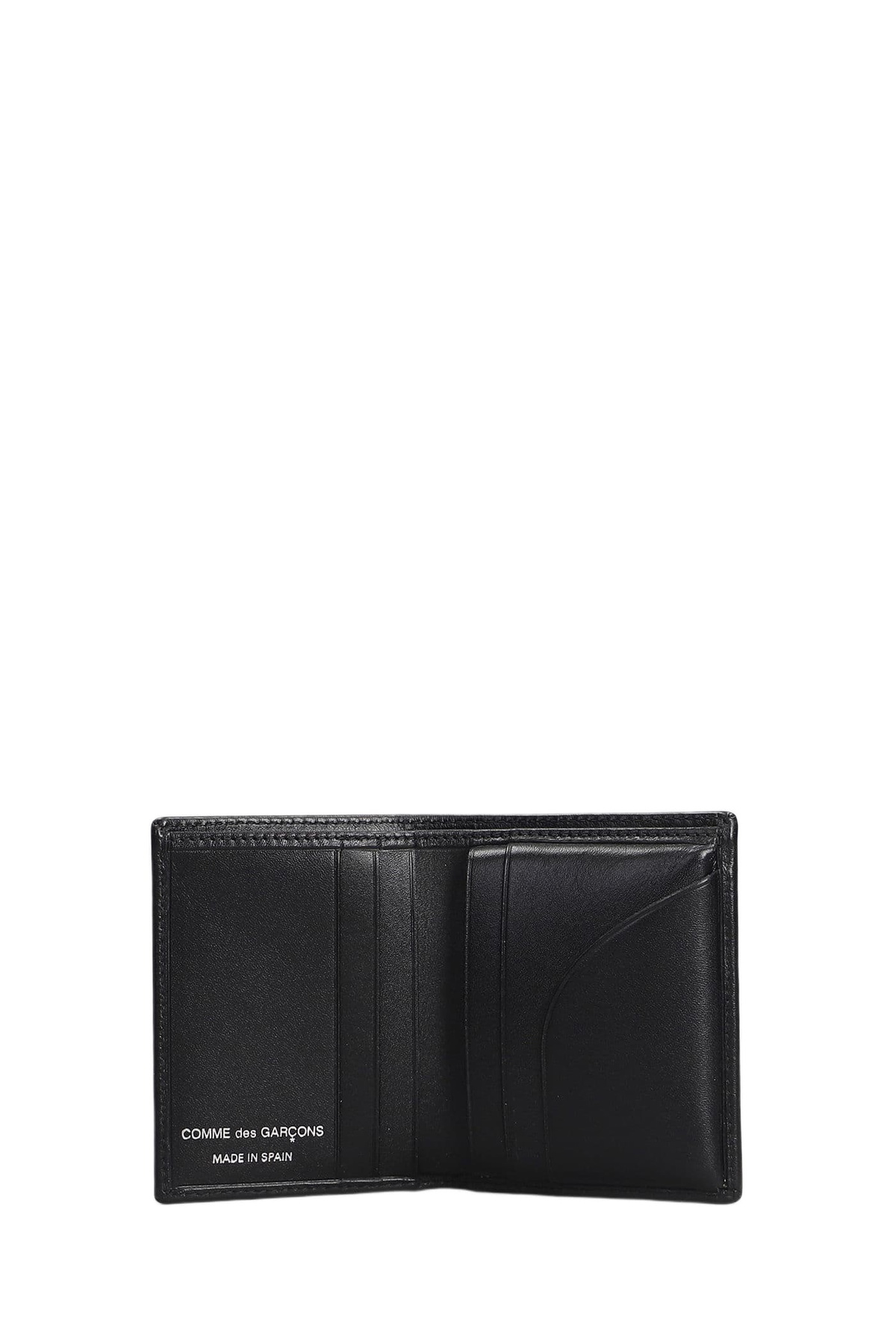Comme des Garçons Wallet Wallet In Black Leather