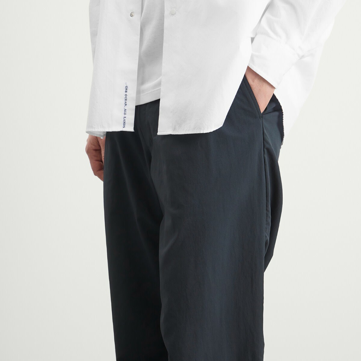 Nanamica Men's ALPHADRY Club Trousers in Dark Navy Nanamica