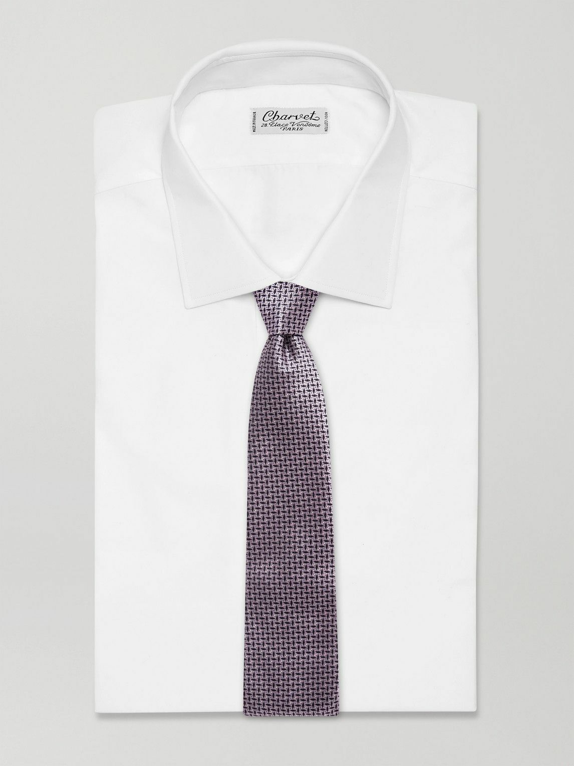Canali - 8cm Silk-Jacquard Tie