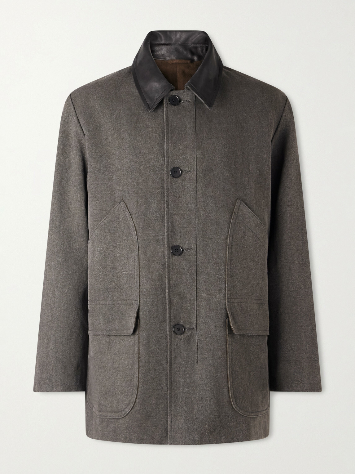 Kaptain Sunshine - Cotton and Hemp-Blend Coat - Black