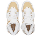 Nike Zoom Lebron II Sneakers in White/Metallic Gold