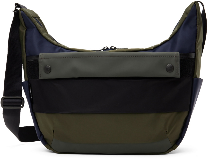 Master-Piece Co Khaki & Navy Age Bag Master-Piece Co