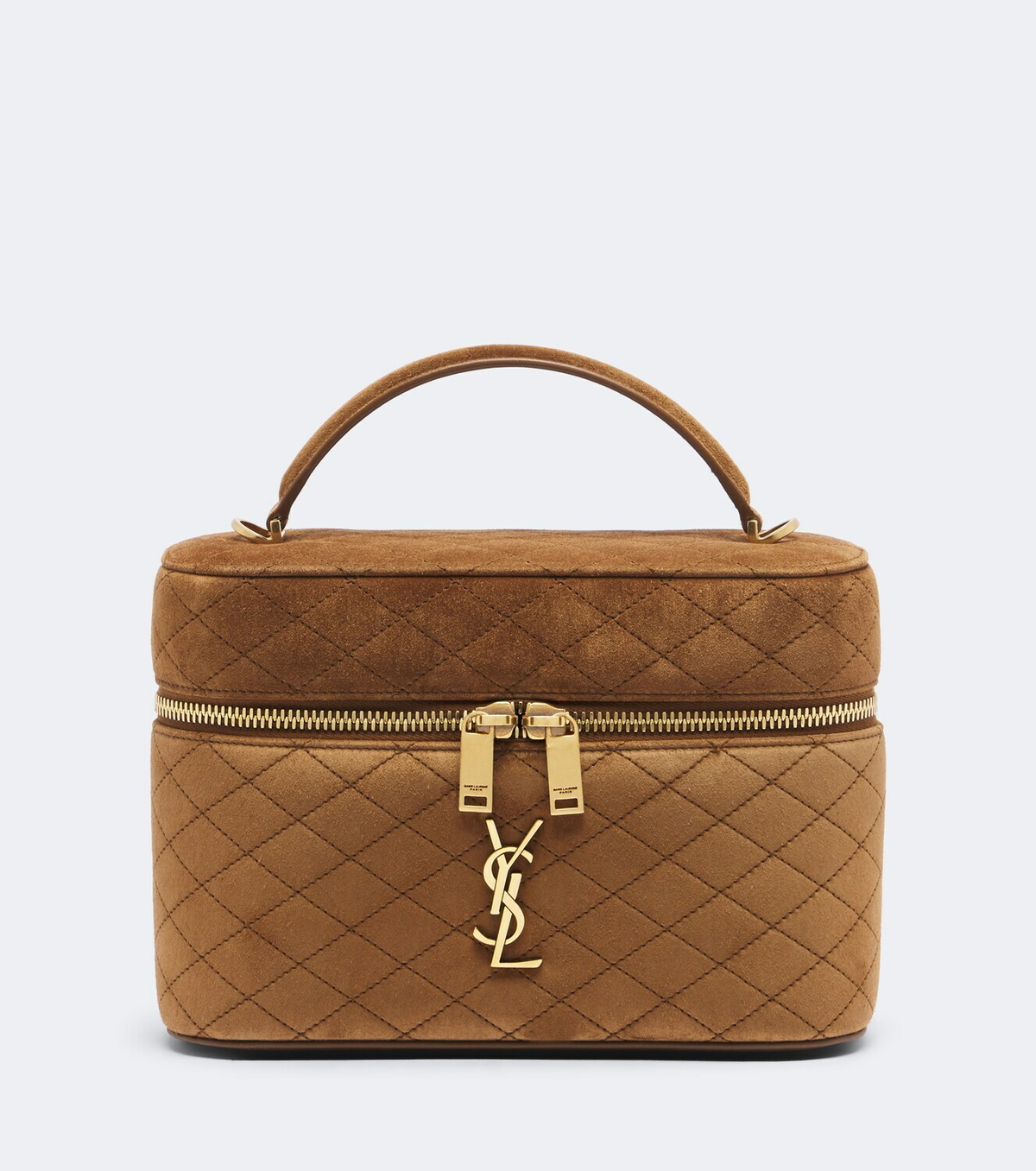 Saint Laurent Gaby Large suede vanity bag