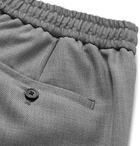 AMI - Virgin Wool-Twill Drawstring Shorts - Men - Gray