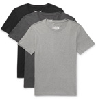 Maison Margiela - Three-Pack Cotton-Jersey T-Shirts - Men - Gray