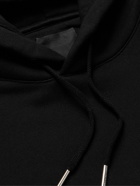 Givenchy - Logo-Print Cotton-Jersey Hoodie - Black