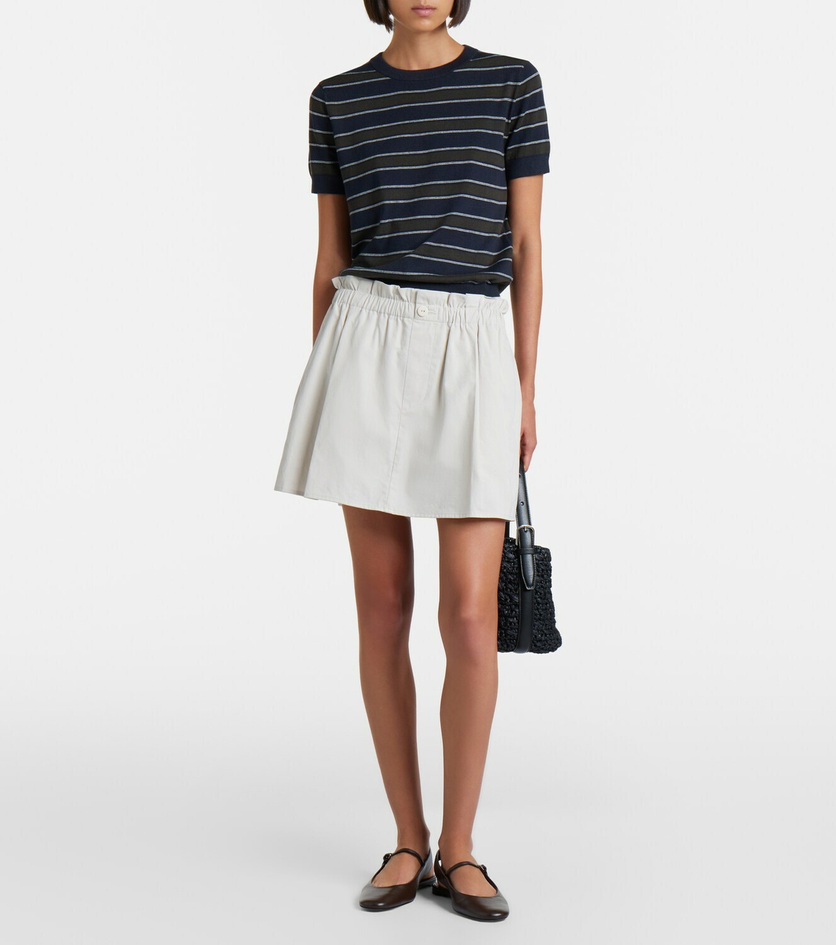 Vince Cotton twill skort