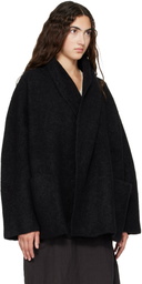Lauren Manoogian Black Double Face Coat