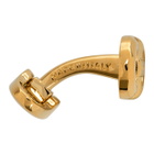 Salvatore Ferragamo Gold Double Gancini Cufflinks