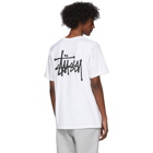 Stussy White Basic Logo T-Shirt