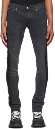 Alexander McQueen Gray Side Stripe Jeans