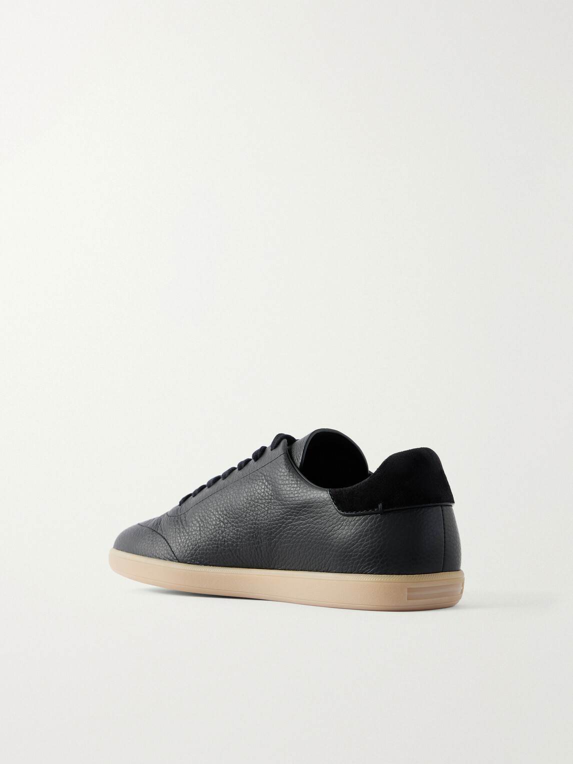 Zegna - 232 Full-Grain Leather Sneakers - Black