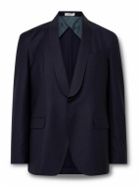 Boglioli - Shawl-Lapel Virgin Wool-Blend Tuxedo Jacket - Blue