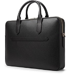 Smythson - Panama Cross-Grain Leather Briefcase - Black