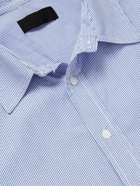 Nili Lotan - Finn Striped Cotton-Poplin Shirt - Blue