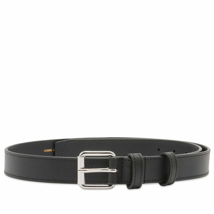 Photo: Comme des Garçons Wallet Classic Leather Belt in Black