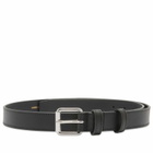 Comme des Garçons Wallet Classic Leather Belt in Black