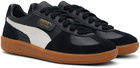 Puma Black Palermo Leather Sneakers