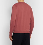 Altea - Slim-Fit Linen and Cotton-Blend Sweater - Red