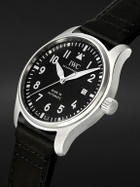 IWC Schaffhausen - Pilot's Mark XX Automatic 40mm Stainless Steel and Leather Watch, Ref. No. IW328201
