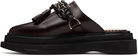 Toga Virilis Brown Hard Leather Slip-on Loafers
