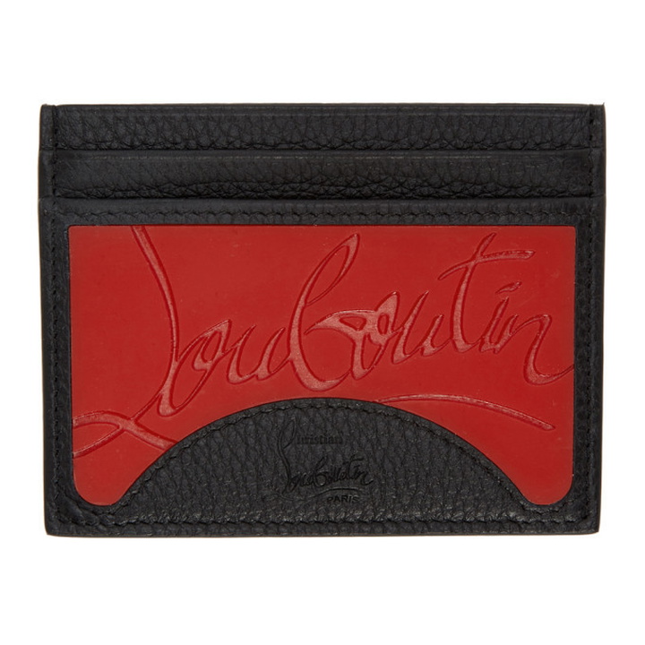 Photo: Christian Louboutin Black and Red Kios Sneakers Sole Cardholder