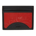 Christian Louboutin Black and Red Kios Sneakers Sole Cardholder