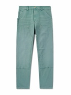 Carhartt WIP - Double Knee Straight-Leg Organic Cotton-Canvas Carpenter Trousers - Blue