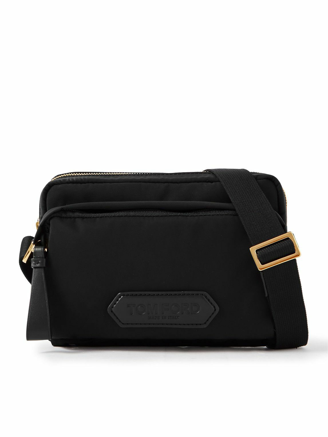 TOM FORD - Logo-Embossed Recycled-Nylon Messenger Bag TOM FORD