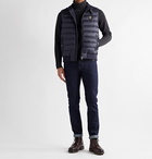 BELSTAFF - Circuit Logo-Appliquéd Quilted Shell Down Gilet - Blue