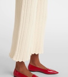 Altuzarra Petey open-knit cotton flared pants