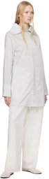 Ruohan Gray Water Color Tinos Long Sleeve Shirt