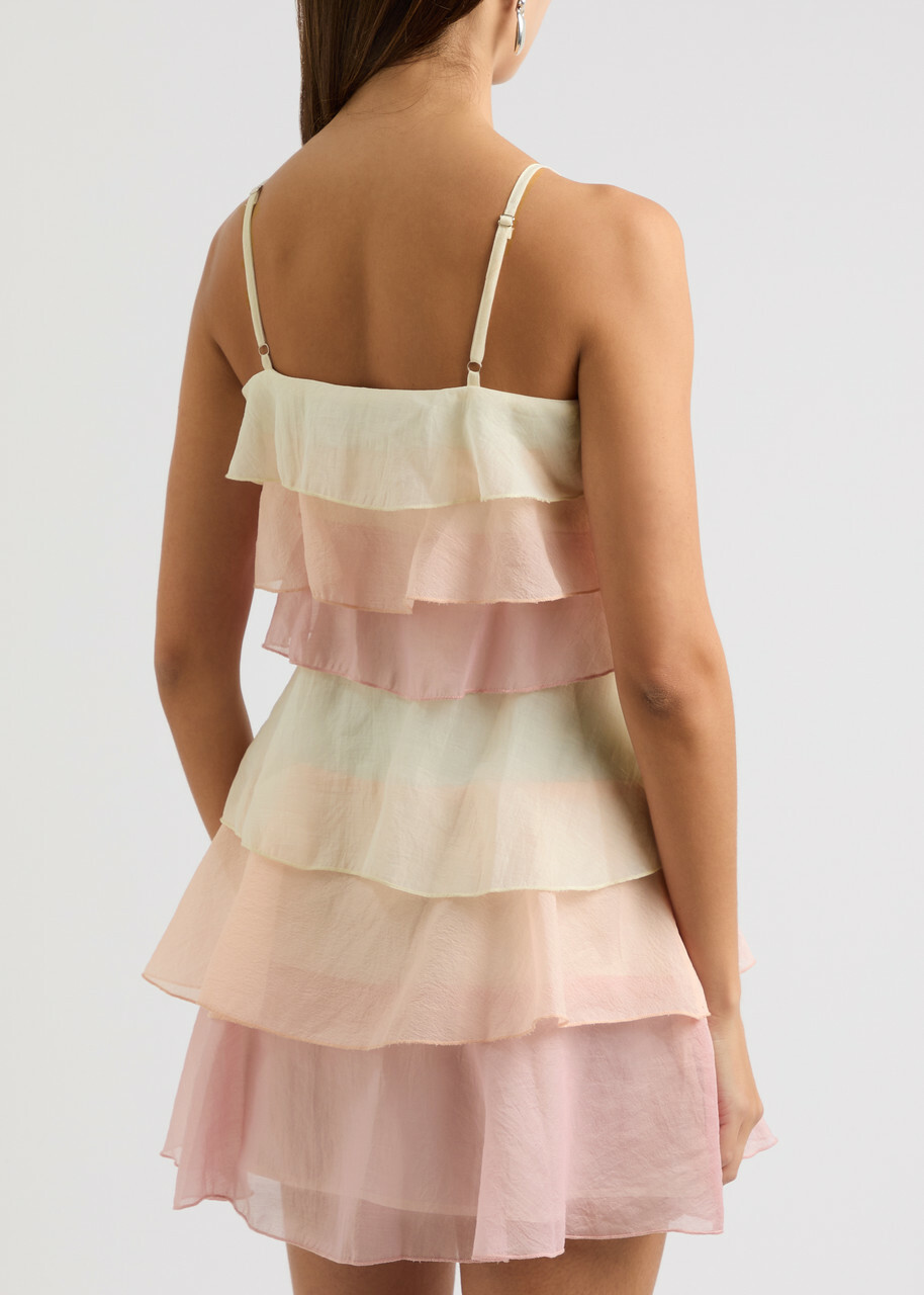 Sister Jane Honey Ruffled Organza Mini Dress Pink Sister Jane Sister Jane Honey Ruffled Organza Mini Dress Pink Sister Jane