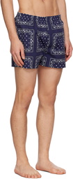 Jacquemus Navy Le Raphia 'Le Caleçon' Boxers