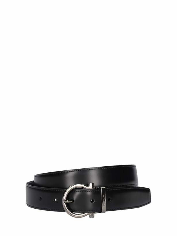 Photo: FERRAGAMO 3cm Reversible Leather Belt