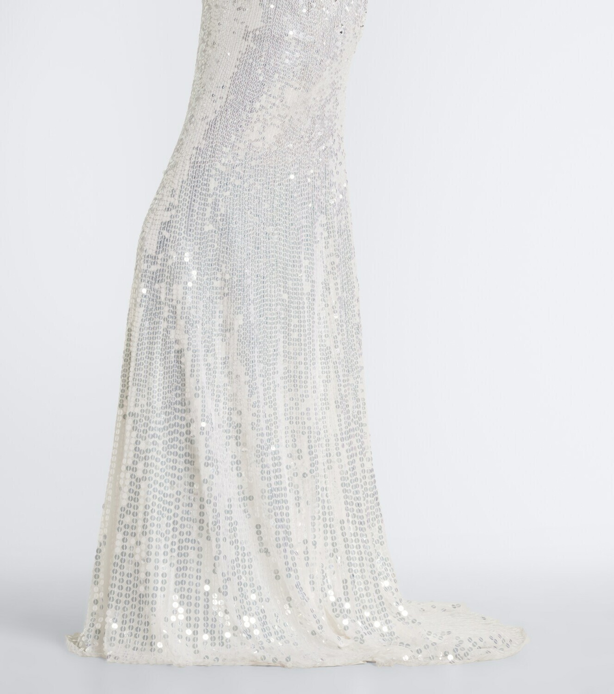 Jenny Packham Floating Heart sequined strapless gown