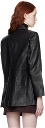 Reformation Black Veda Edition Leather Jacket