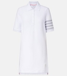 Thom Browne 4-Bar cotton piqué polo dress