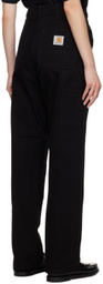 Carhartt Work In Progress Black Double Knee Jeans